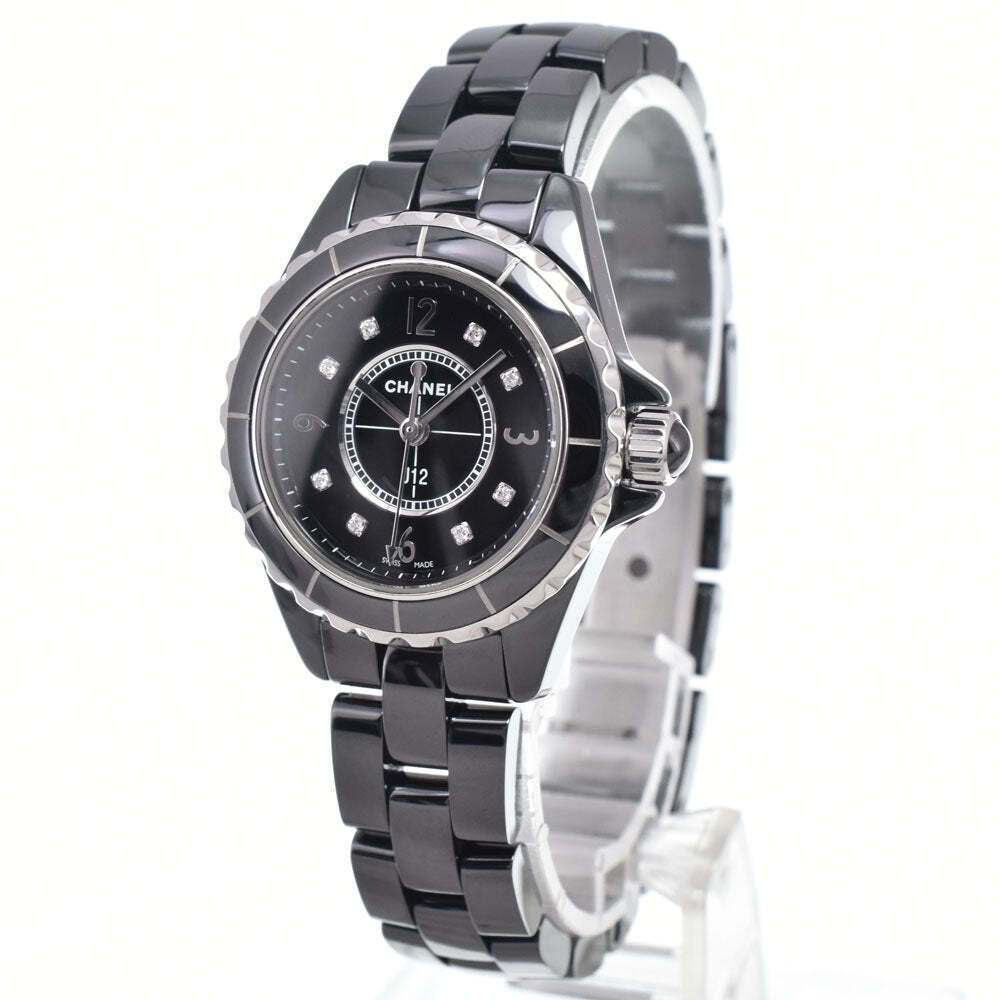 Chanel J12 Quartz Ceramic and Stainless Steel with Diamond Markers 29